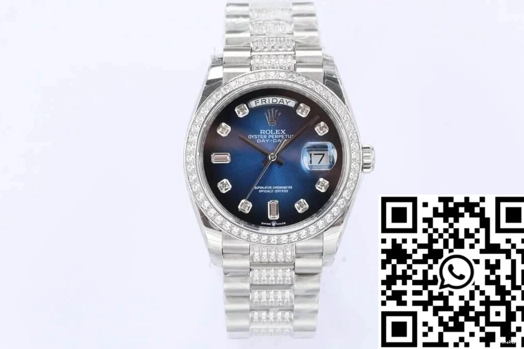 Factory Diamond M128349RBR-0016 Date EW Bezel Rolex Day 0403